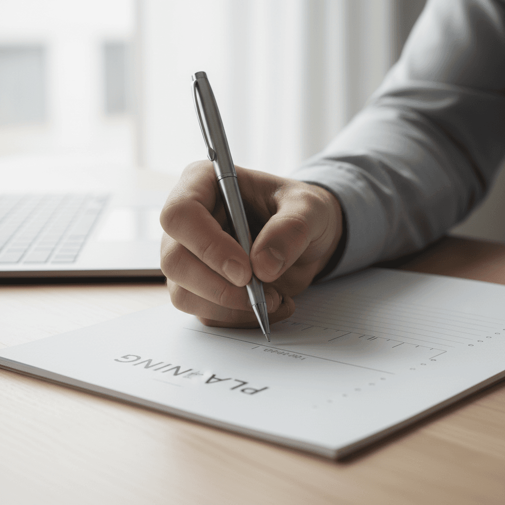 Detailed planning and note-taking on a support placement document